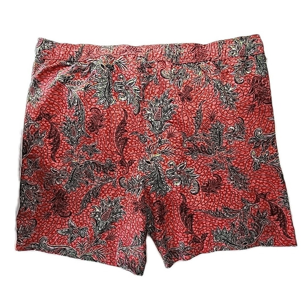 NWT Houston White Men's 2XL Swim Trunks Shorts Drawstring Waist Modern AOP New